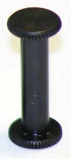 20mm Black Knurled Interscrew